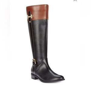 Black Leather Women's Boots